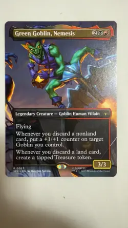 Green Goblin, Nemesis (Borderless) 23 Marvel's Spider-Man: Eternal-Legal MTG NM - Image 1