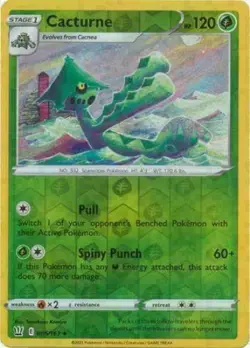Cacturne 005/163 S&S Battle Styles REVERSE HOLO PERFECT MINT! Pokemon - Image 1