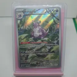 Nidoking - 174/165 - Scarlet & Violet 151 Illustration Rare - NM/M - Pokemon TCG - Image 1