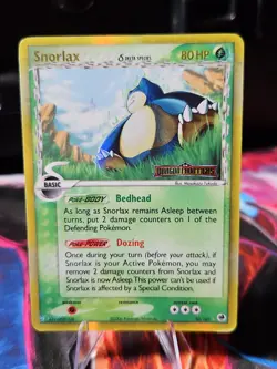 Pokemon Snorlax Dragon Frontiers Reverse Holo Stamped 10/101 2006 - Image 1