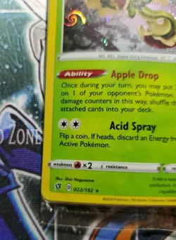 GAMESTOP Flapple 22/192 Pokemon Exclusive Battle Styles Promo Holo NEW SEALED - Image 3