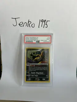 Pokemon EX Team Rocket Returns Reverse Holo Dark Dragonite 15/109 PSA 9 Mint - Image 1