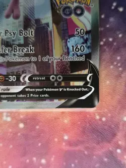 Mewtwo V (Alternate Full Art) 072/078 Pokemon GO Holo - Image 3