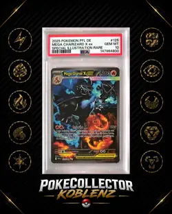 PSA 10 Mega-Glurak X ex 125/094 DE - Pokemon SIR Slab - Mega Charizard X - Image 1