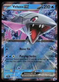 Veluza ex 043/159 Double Rare Journey Together Pokemon Holo Near Mint - Image 1