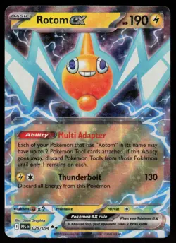 Rotom ex 029/094 Double Rare Phantasmal Flames Pokemon Holo Near Mint - Image 1