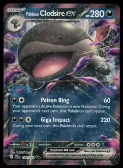 Paldean Clodsire ex 094/159 Double Rare Journey Together Pokemon Holo Near Mint - Image 1