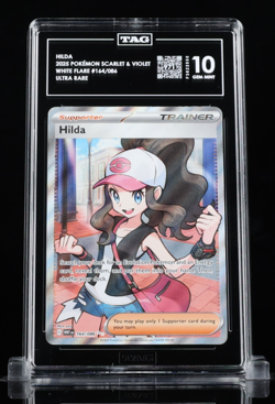 Hilda PSA 10 2025 Pokemon White Flare #164/086 TAG 10 Gem Mint (978) - Image 1