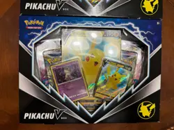 (2) Pokemon TCG Pikachu V Box (Fusion Strike&Brilliant Stars)-NEW/Factory Sealed - Image 2