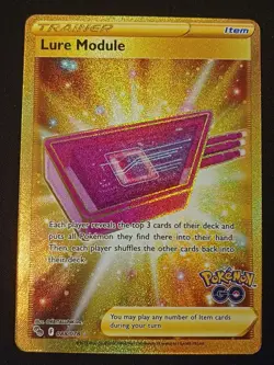 Lockmodul Lure Module 088/078 Gold Pokemon GO Englisch NM Pokemon - Image 1