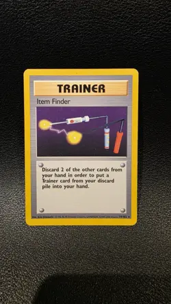 Pokemon Item Finder 74/102 Base Set Unlimited Regular LP - Image 1