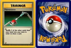 Maintenance 83/102 Uncommon Base Set Unlimited Pokemon Moderately Played - Image 1