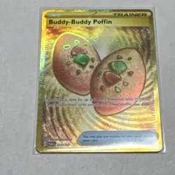 Pokemon TCG Buddy-Buddy Poffin 223/167 Twilight Masquerade Secret Rare Holo - Image 2