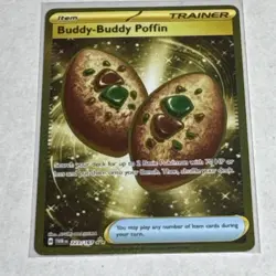 Pokemon TCG Buddy-Buddy Poffin 223/167 Twilight Masquerade Secret Rare Holo - Image 4