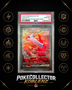 PSA 10 Latias ex 239/191 DE - Pokemon Special Illustration Rare Slab - Image 1