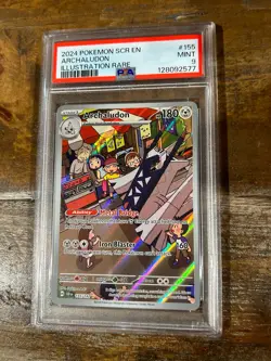 POKEMON 2024 Stellar Crown Illustration Rare ARCHALUDON #155 PSA 9 Mint RARE - Image 1