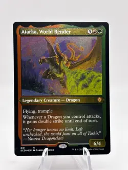 Atarka, World Render 001 Foil Etched Starter Commander Decks SCD MTG NM - Image 1