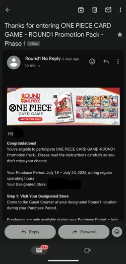 Round1 One Piece Promo Pack ***PRESALE*** - Image 1