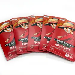 One Piece TCG OP-13 Carrying On His Will Sleeved Booster Pack English Lot of 5 - Image 2