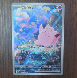Pokemon TCG Clefairy 094/088 Paldea Evolved Illustration Rare Full Art Holo - Image 1