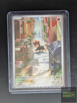 Litleo 139/132 Illustration Rare Mega Evolution Pokemon Near Mint - Image 2