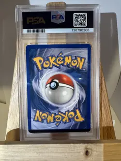 2002 POKEMON LEGENDARY COLLECTION #77 GEODUDE-REVERSE FOIL PSA 8 - Image 2
