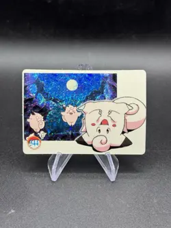 Clefairy Moon Holo Pokemon Vintage Pocket Monster Vending Prism Sticker 344 - Image 1
