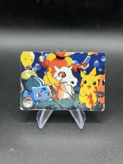 Clefairy Moon Holo Pokemon Vintage Pocket Monster Vending Prism Sticker 344 - Image 2