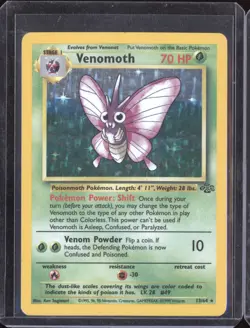 Venomoth 1999 Pokemon Jungle Holo 13/64 - Image 1