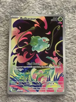 Bulbasaur 133/132 Illustration Rare Mega Evolution Pokemon Heavily Played - Image 1