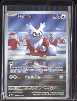 Delibird 2025 Pokemon Mega Evolution Illustration Rare 152/132 - Image 1