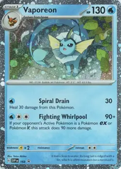 Pokemon Promo Karte Aquana Deutsch SVP 168 - Image 1