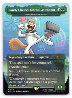 MTG Sandy Cheeks, Martial Astronaut - Toski, Bearer of Secrets (Rainbow Foil) Fo - Image 1