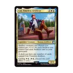 WotC Universes Beyond: FINAL FANTAS Cid, Timeless Artificer (0412) (U) (Fo NM - Image 1