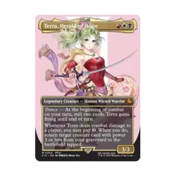 WotC Commander: FINAL FANTASY Terra, Herald of Hope (Borderless) (MR) NM - Image 1