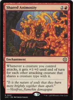 Shared Animosity R Commander: The Lost Caverns of Ixalan 231 NM MTG - Image 1