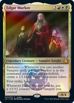 ***Foil Edgar Markov Judge Promo* MTG Promo - Image 1