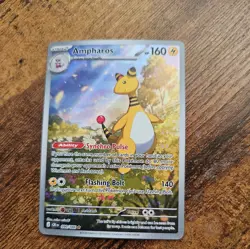 Pokemon TCG Ampharos Chaos Rising Illustration Rare 90/86 Near Mint - Image 1