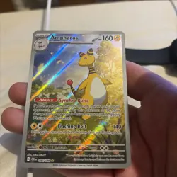 Pokemon TCG Ampharos Chaos Rising Illustration Rare 90/86 Near Mint - Image 2
