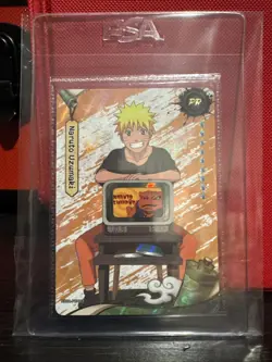 Naruto Shippuden - Naruto Uzumaki PSA Magazine Promo Card Sealed NM - Image 2