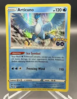 Articuno - 024/078 - Holo Rare - Pokemon Go - NM/M - Pokemon Card - Image 1