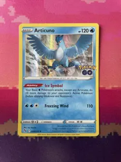 Pokemon Card Articuno Pokemon Go Holo Rare 024/078 Near Mint - Image 1