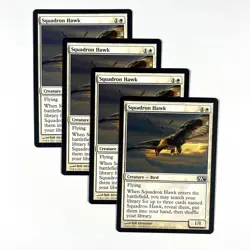 4x Squadron Hawk VLP M11 Core Set 2011 Playset MTG See Photos Magic - Image 1