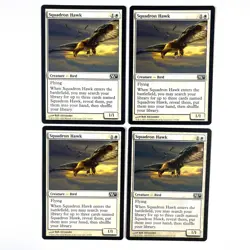 4x Squadron Hawk VLP M11 Core Set 2011 Playset MTG See Photos Magic - Image 2