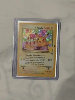 Pokemon TCG Celebrations Birthday Pikachu Holo Card 24 Classic Collection - Image 1