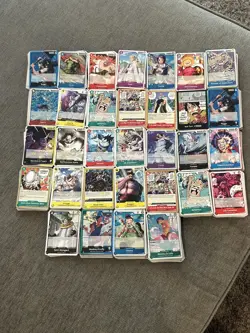 One Piece Bulk Card Lot (1582) Common, Uncommon, Holo Cards with duplicates - Image 1
