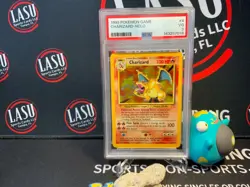 Pokemon TCG Charizard Base Set Holo Unlimited Rare Card 4/102 PSA VG 3 - Image 1