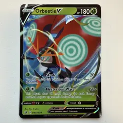 Pokemon Card - Orbeetle V Holo Black Star Promo SWSH078 - NM Near Mint - Image 1