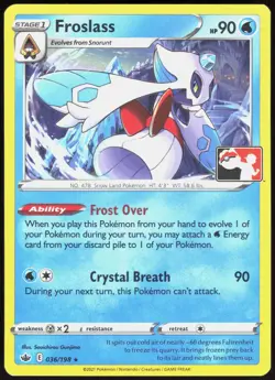 Prize Pack Series Cards Froslass 036/198 Rare Pokemon NM/M - Image 1