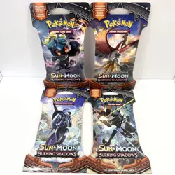Sun & Moon Burning Shadows Art Set Sealed Pokemon Card Sleeved Booster Pack - Image 1